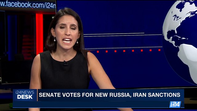 i24NEWS DESK | Senate votes for new Russia, Iran sanctions | Friday, June 16th 2017