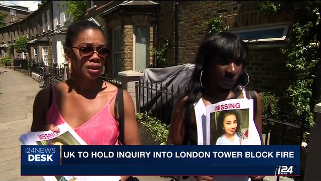 i24NEWS DESK | Families mourn fire victims, many feared missing | Friday, June 16th 2017