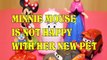 Toy MINNIE MOUSE IS NOT HAPPY WITH HER NEW PET + PAPA SMURF GIDGET LIGHTENING MCQUEEN CARS 3 ANNA
