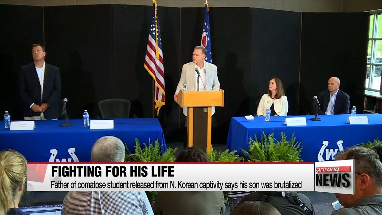 Father of U.S. student released from North Korea says his son was "brutalized"