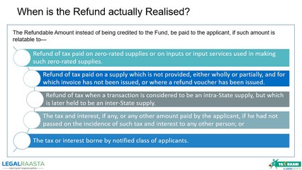 Refund under GST (Hindi)
