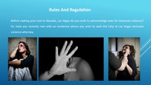 Rules and Regulation for Domestic Violence Las Vegas