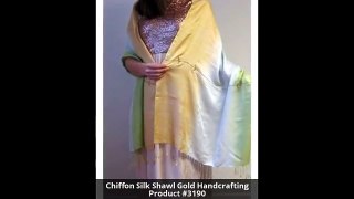 Chiffon Shawls Velvet Burnt Silk Shawls at YoursElegantly