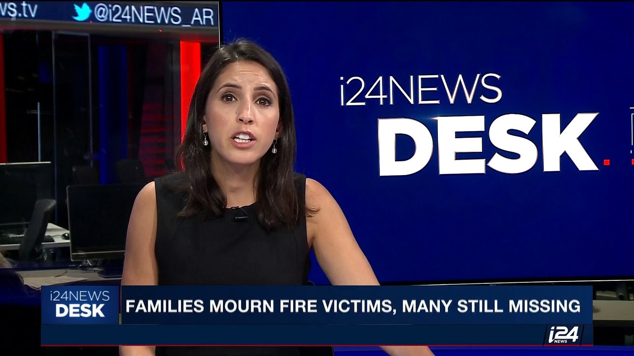 i24NEWS DESK | Families mourn fire victims, many still missing | Friday, June 16th 2017
