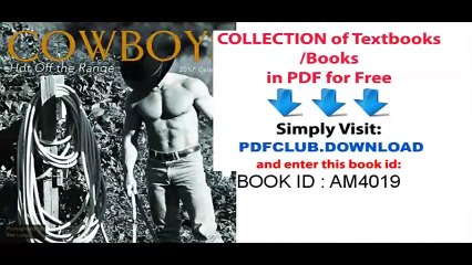 2017 Cowboys Hot Off the Range Wall Calendar