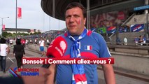 Et si on testait le niveau d'anglais de ce supporter de Football français... Mauvais!