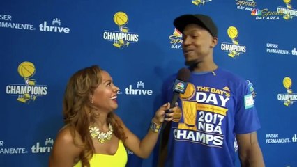 【NBA】David West Parade Interview June 15,2017  Warriors Parade