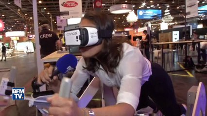 Faire son gainage tout en s'imaginant voler, c'est possible grâce à cette machine