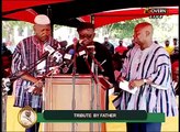 Major  Adam Mahama's Father Breaks Down in Tears While Reading_His_Tribute