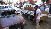 Edirne Demir Borular Otomobilin Camına Ok Gibi Saplandı