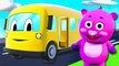 Wheels On The Bus Go Round And Round - 3D Nursery Rhyme Songs - Videos For Children