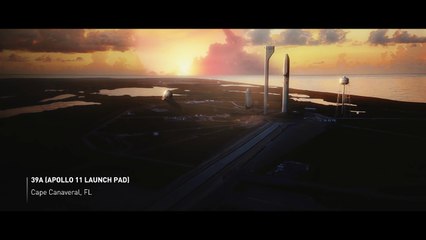 Présentation de navettes SpaceX