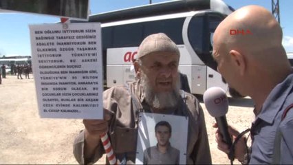 Tutuklu Hava Harp Okulu Öğrencisi Oğlu Için 'Adalet Yürüyüşü'nde