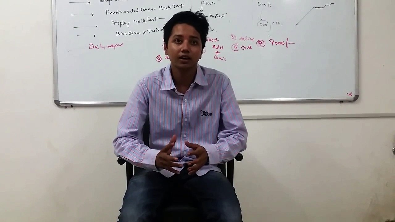 Our Student Mr Subhojit Biswas is sharing his Experience about our Google Adwords Course