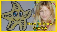 How To Draw Starfish Coloring Pages l  Learn Drawing l Art Colours for Children