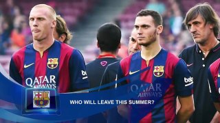 EIGHT players who could leave Barcelona this summer