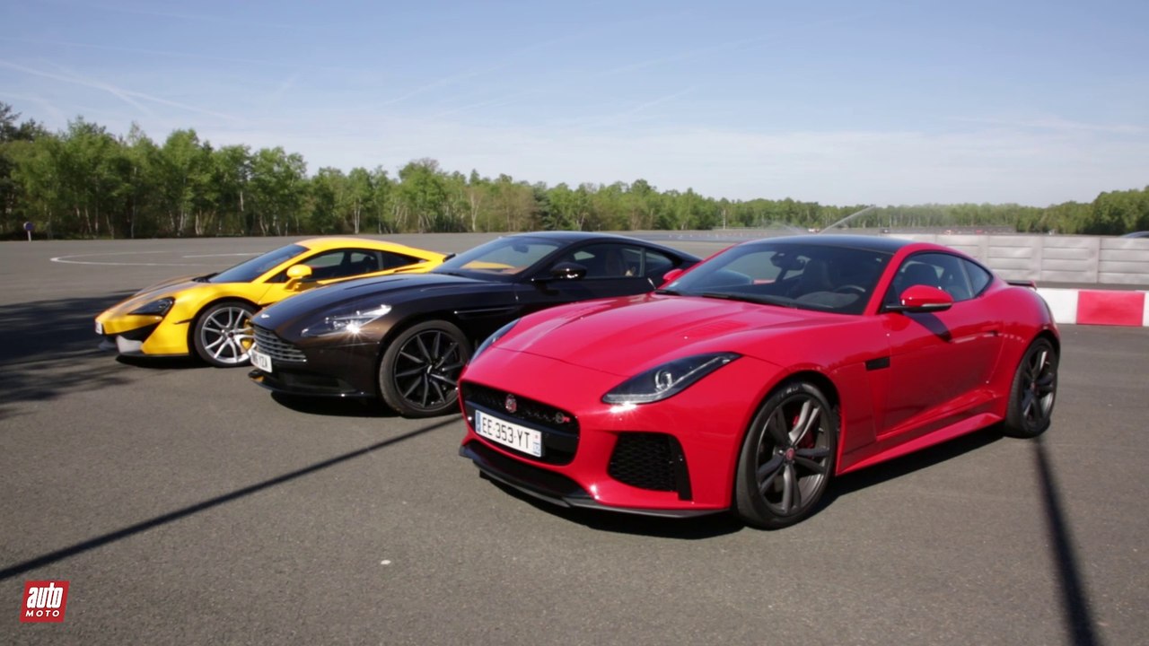 Les meilleurs sportives anglaises [ESSAI] : DB11 vs 540C vs F-Type SVR (l'intégrale)