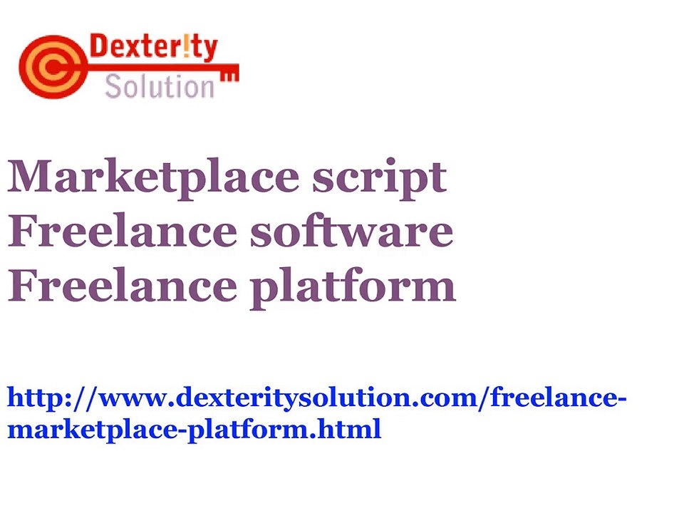 Marketplace Script | Freelance Software | Freelance Platform