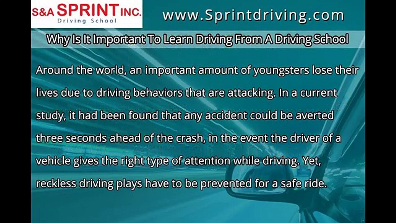 Learn Driving From A Driving School