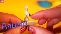 Play Doh Ice Cream Cone Surprise Eggs - Spongebob, Shopkins, Angry Birds Toy Play