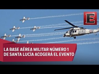 Alistan espectáculo aéreo para la Feria Aeroespacial México 2017