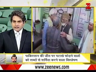 MEER WAIEZ UMAR FAROOQ KE PAKISTAN KI JEET PAR TWEET PAR DNA SHOW KE ANCHOR SUDHIR CHOUDHARY LAAL PEELEY HOGAEY.