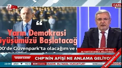 AK Partili Metiner'den CHP'ye: Yürüsünler Pensilvanya'ya kadar yolları var