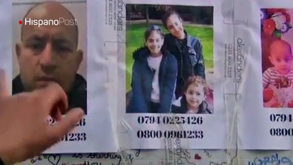 Los familiares buscan a los desaparecidos en Londres