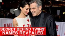 George Clooney Reveals Secret Behind Twins' Names Ella & Alexander | Amal Clooney