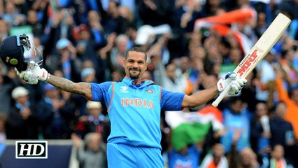 Shikhar Dhawan breaks Sourav, Sachin's Champions Trophy record