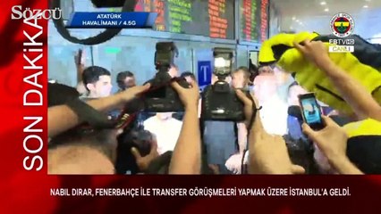Fenerbahçe’nin yeni transferi Dirar İstanbul’da
