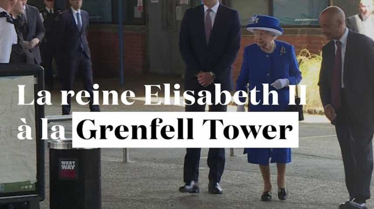 Grenfell Tower : la reine Elisabeth II rencontre les secouristes et les résidents