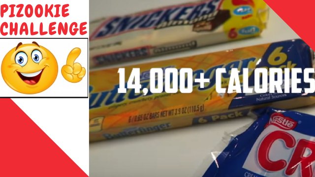 14,000 CALORIES POUND PEANUT BUTTER PIZOOKIE CHALLENGE