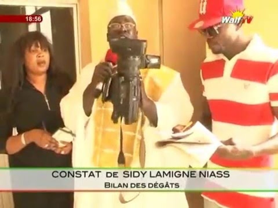 Nepad Musical: Sidi Lamine Niass pour constater les dégats après la visite de la police