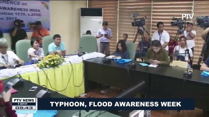 Typhoon, flood awareness week