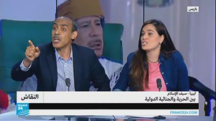مشادة كلامية حادة في برنامج النقاش عن سيف الإسلام