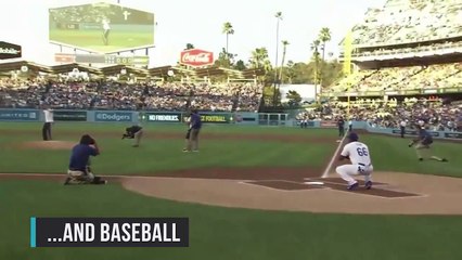 Footballers playing other sports! 