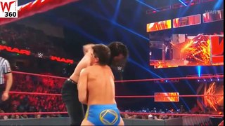 Elias Samson Vs Zac Evans One On One Full Match At WWE Raw