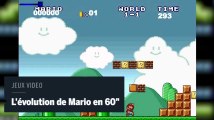 L'évolution de Mario en 60 secondes