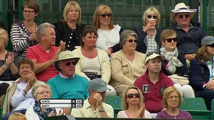 WTA Nottingham: Johanna Konta - Ashleigh Barty (Özet)