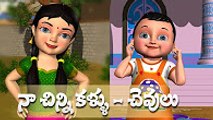 Naa Chinni Kannulu Chevulu Telugu Baby song - 3D Animation Telugu Rhymes For Children