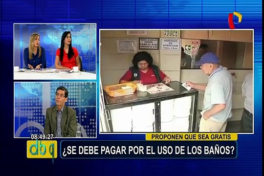 Jaime Delgado sobre cobro por uso de baños: “La ciudad debería instalar baños públicos”