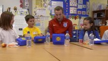 England star Kane surprises school kids for Lidl