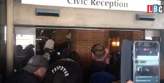 Protesters Storm Kensington And Chelsea Town Hall