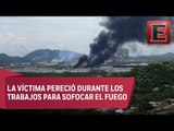 Fallece bombero por incendio en la refinería de Salina Cruz
