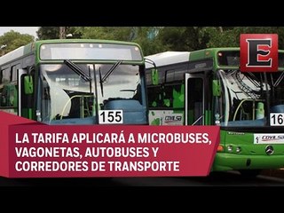 Aumenta 1 peso la tarifa del transporte público de la CDMX