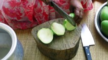 Freshly picked fresh mango in the garden beams with special Indian spices