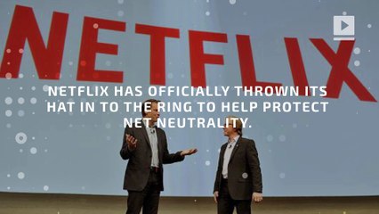 Netflix has joined other web giants to fight for net neutrality