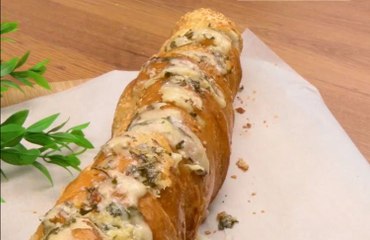 Багет фаршированный курицей и сыром!