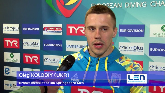European Diving Championships - Kyiv 2017, Oleg KOLODIY (UKR) - Bronze medalist of 3m Springboard Men